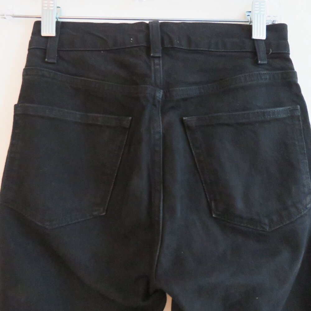 REFORMATION Serena High Skinny Crop Jeans in Black - Size US 24 - Picture 11 of 15